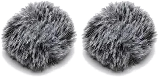 Two furry deadcat windshields