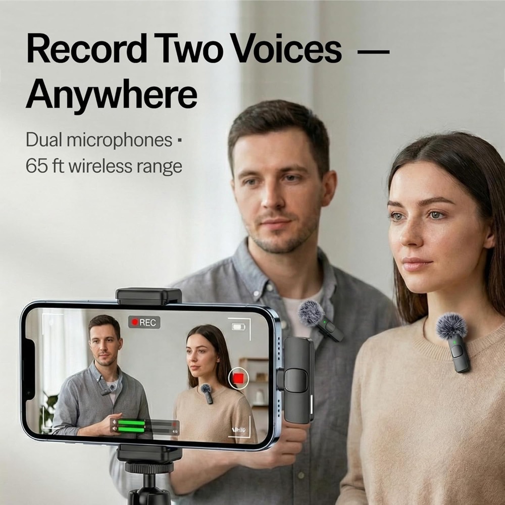 Record two voices, anywhere