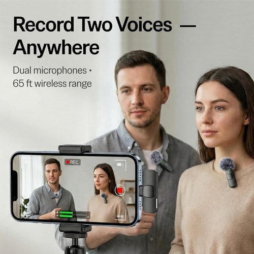 Record two voices — anywhere